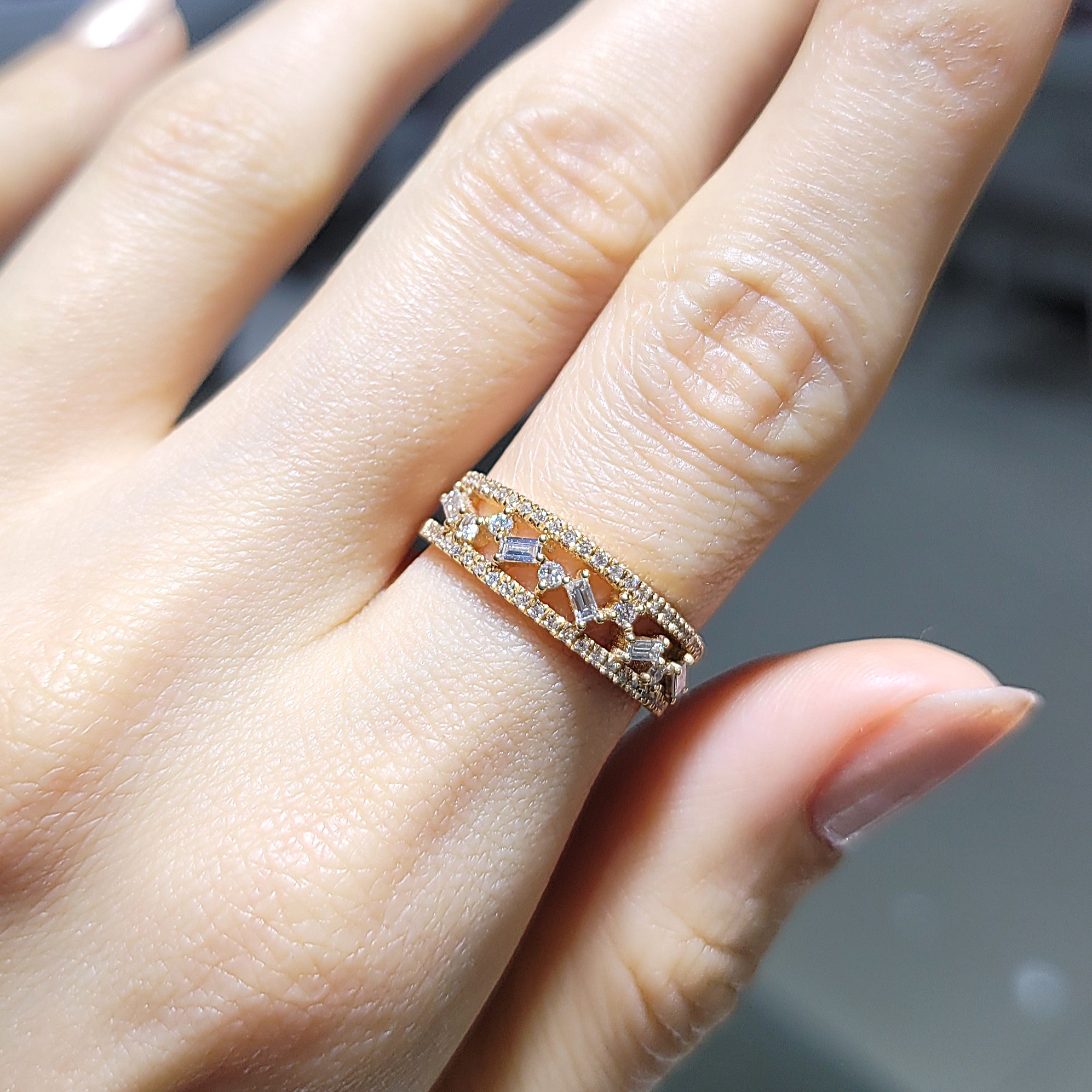 Outlet Pırlanta 0,45 Ct Yüzük KR00881