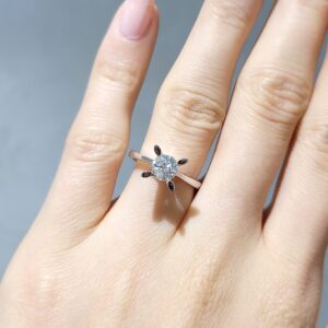 Outlet Pırlanta 0,74 Ct HRD Sertifikalı Tektaş Yüzük YZ10536