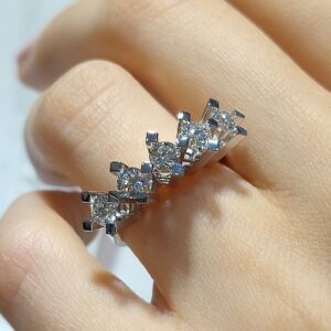 Outlet Pırlanta 1,17 Ct HRD Sertifikalı Beştaş Yüzük YZ10473