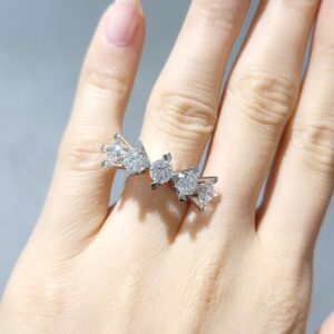 Outlet Pırlanta 2,95 Ct HRD Sertifikalı Beştaş Yüzük YZ10516