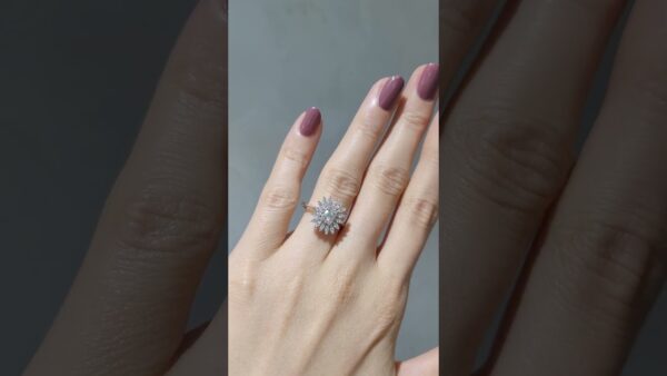 0.47 Ct Delicate Baguette Diamond Ring product video