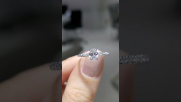 Pırlanta 0,60 Ct GIA Sertifikalı Oval Tektaş Yüzük ürün videosu