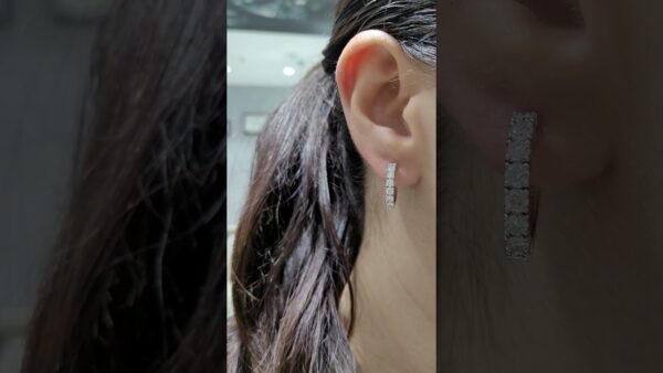 Pırlanta 1,51 Ct Halka Küpe ürün videosu