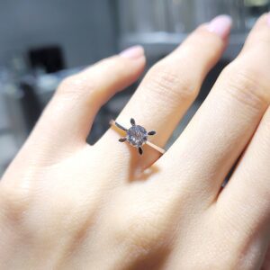 Outlet Pırlanta 0,70 Ct HRD Sertifikalı Tektaş Yüzük YZ10320