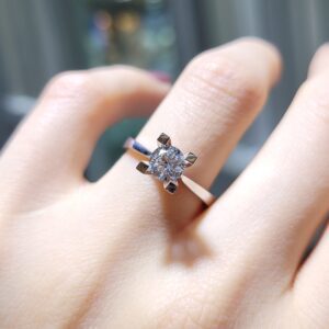 Outlet Pırlanta 0,72 HRD Sertifikalı Tektaş Yüzük YZ10528