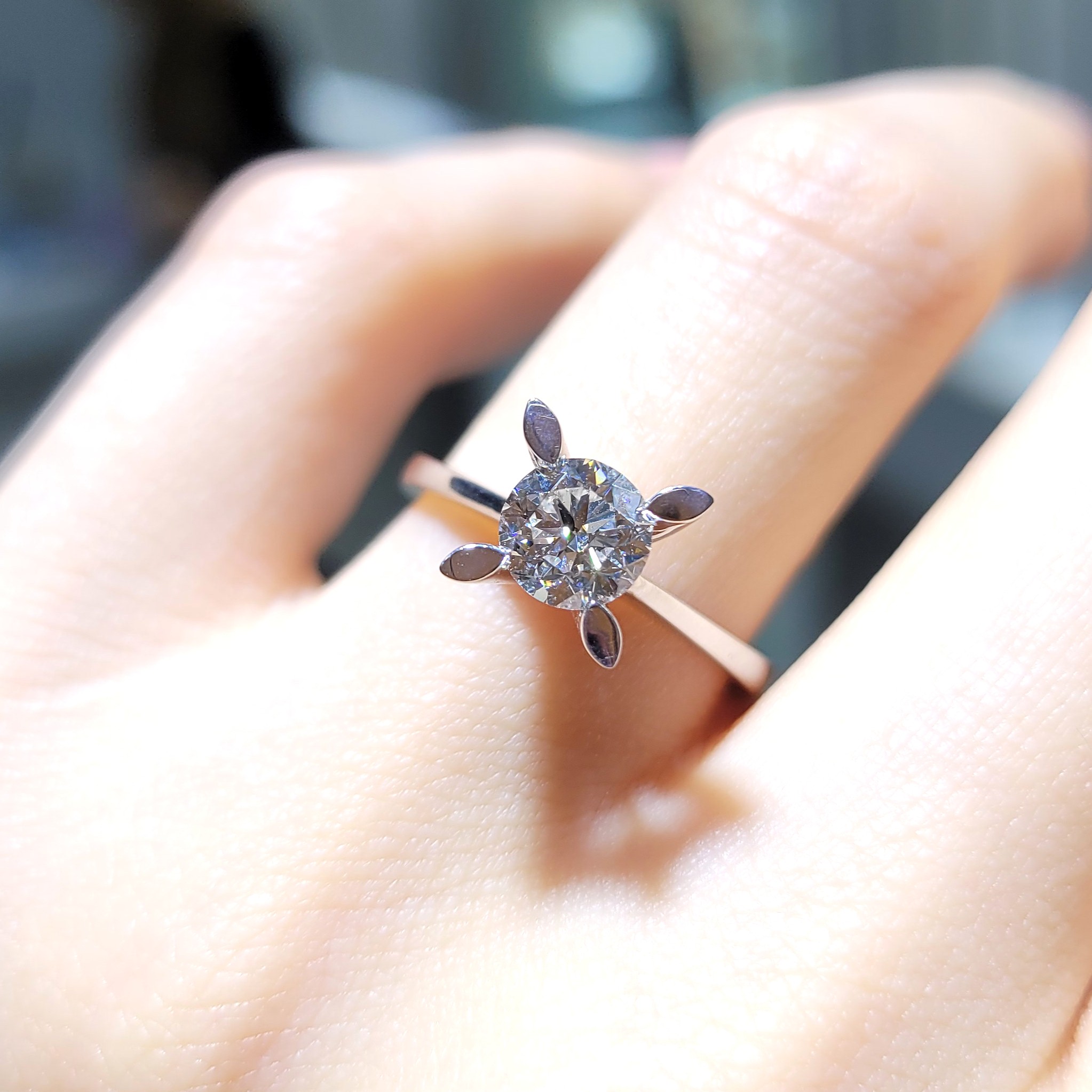 Outlet Pırlanta 0,80 Ct GIA Sertifikalı Tektaş Yüzük YZ10376