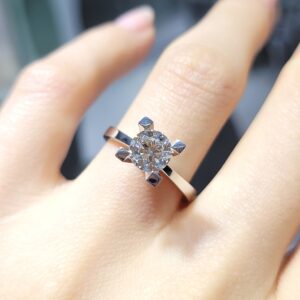 Outlet Pırlanta 1,01 Ct HRD Sertifikalı Tektaş Yüzük YZ10517