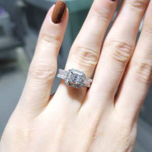 Outlet Pırlanta 1,03 Ct Bget Yüzük KR00898