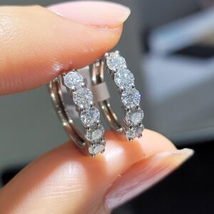 Outlet Pırlanta 1,15 Ct Halka Küpe KP02967