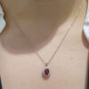 Outlet Pırlanta 1,15 Ct Pırlanta ve Yakut Kolye KL02937