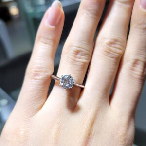 Outlet Pırlanta 1,30 Ct HRD Sertifikalı Tektaş Yüzük YZ10592