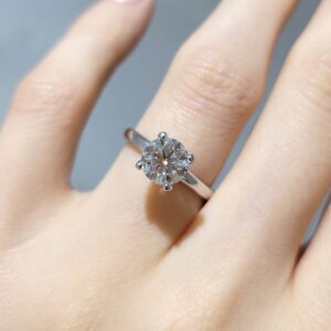 Outlet Pırlanta 1,50 Ct GIA Sertifikalı Tektaş Yüzük YZ10410