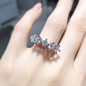 Outlet Pırlanta 1,52 Ct HRD Sertifikalı Beştaş Yüzük YZ10477