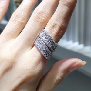 Outlet Pırlanta 1,57 Ct Bagetli Fantezi Yüzük KR00896