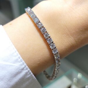 Outlet Pırlanta 9,10 Ct HRD Sertifikalı Suyolu Bileklik BL01413