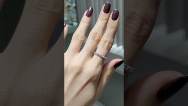 Pırlanta 0,24 Ct Yarımtur Yüzük ürün videosu
