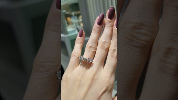 0.57 Ct Five-Stone Diamond Ring product video
