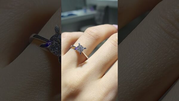 Pırlanta 0,70 Ct HRD Sertifikalı Tektaş Yüzük ürün videosu