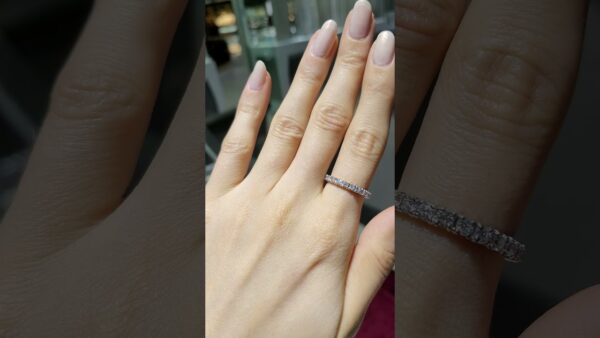 0.76 Ct 3/4 Eternity Style Diamond Ring product video