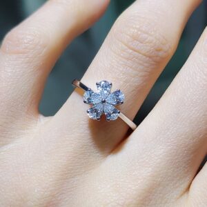 Outlet Pırlanta 0,75 Ct Damla Kesim Yüzük YZ10662