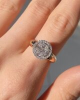 Pırlanta 0,41 Ct Baget Yüzük KR00912