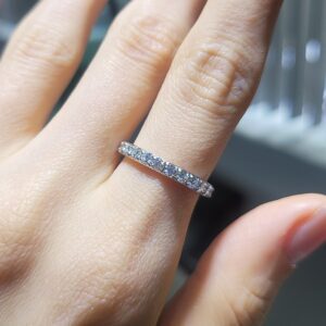 Pırlanta 0,46 Ct Yarımtur Yüzük YZ10539