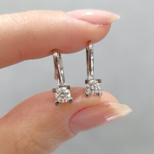 Pırlanta 0,48 Ct Tektaş Küpe KP02891