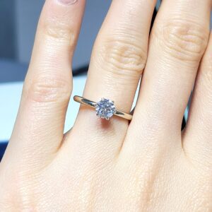 Pırlanta 0,70 Ct GIA Sertifikalı Tektaş Yüzük YZ10346