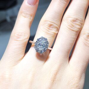 Pırlanta 1,58 Ct Oval Yüzük YZ10694