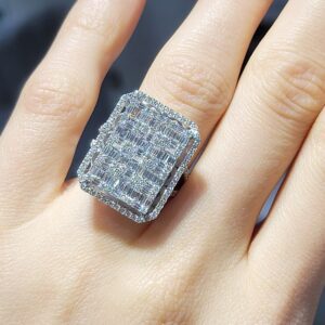 Pırlanta 1,77 Ct Baget Yüzük KR00909