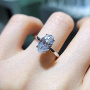 Pırlanta 2,00 Ct Oval Tektaş Yüzük YZ10668