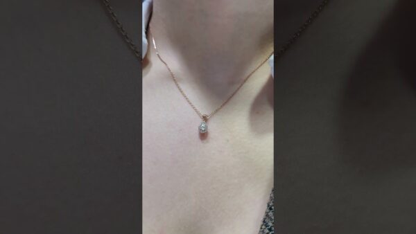 0.26 Ct Pear-Cut Diamond Necklace product video