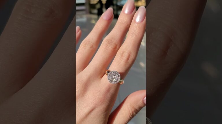 Pırlanta 0,41 Ct Baget Yüzük ürün videosu