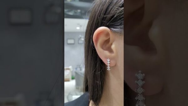 Pırlanta 0,50 Ct Beştaş Küpe ürün videosu