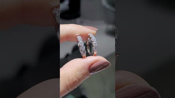 Pırlanta 1,50 Ct Halka Küpe ürün videosu