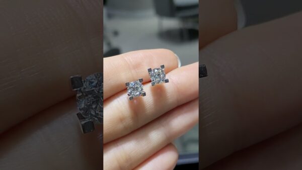 2.01 Ct Solitaire Diamond Earrings product video