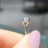 Pırlanta 0,46 Ct GIA Sertifikalı Tektaş Tek Küpe KP03041-2