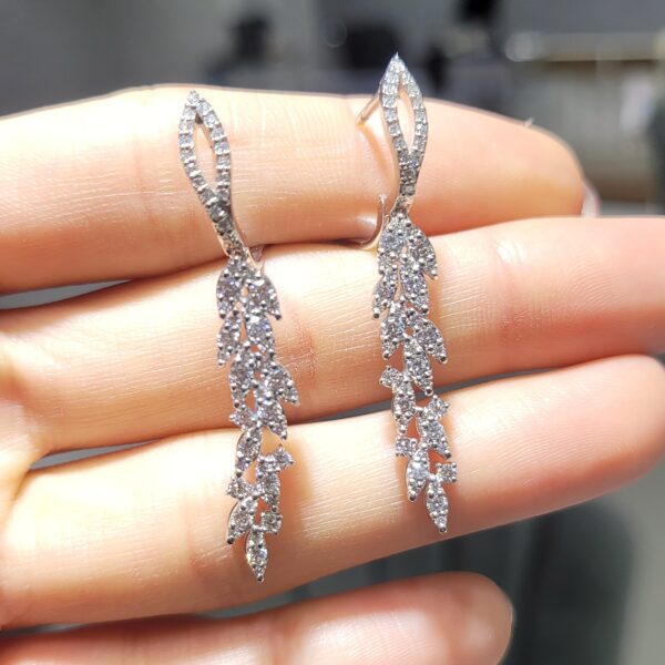 Pırlanta 1,33 Ct Küpe KP02790
