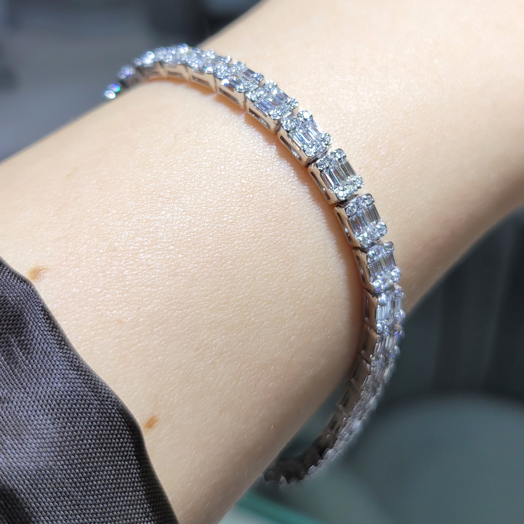 Pırlanta 3,56 Karat Baget Bileklik ZL03239-2