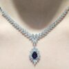 Pırlanta 4,25 Ct Pırlanta & Safir Gerdanlık GR00463