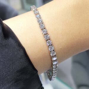 Pırlanta 8,53 Ct Suyolu Bileklik BL01479