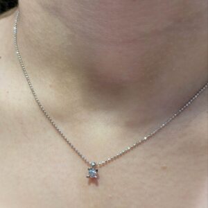 Pırlanta 0,18 Ct HRD Sertifikalı Tektaş Kolye KL03019