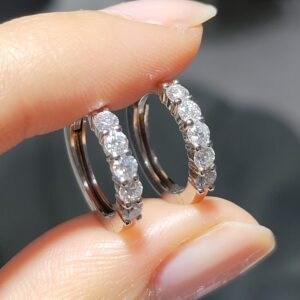 Pırlanta 0,75 Ct Halka Küpe KP02994