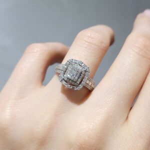 Pırlanta 0,89 Ct Baget Yüzük KR00948