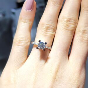 Pırlanta 1,11 Ct HRD Sertifikalı Tektaş Yüzük YZ10806