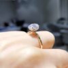 Pırlanta 1,21 Ct HRD Sertifikalı Oval Tektaş Yüzük YZ10638-2