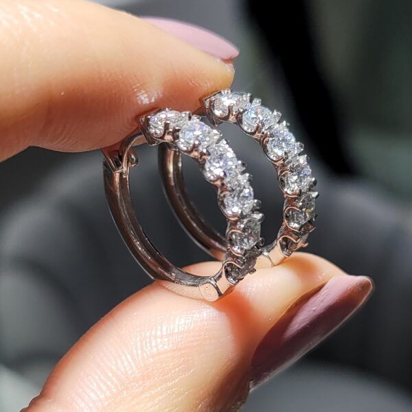 Pırlanta 1,32 Ct Halka Küpe KP03059-2