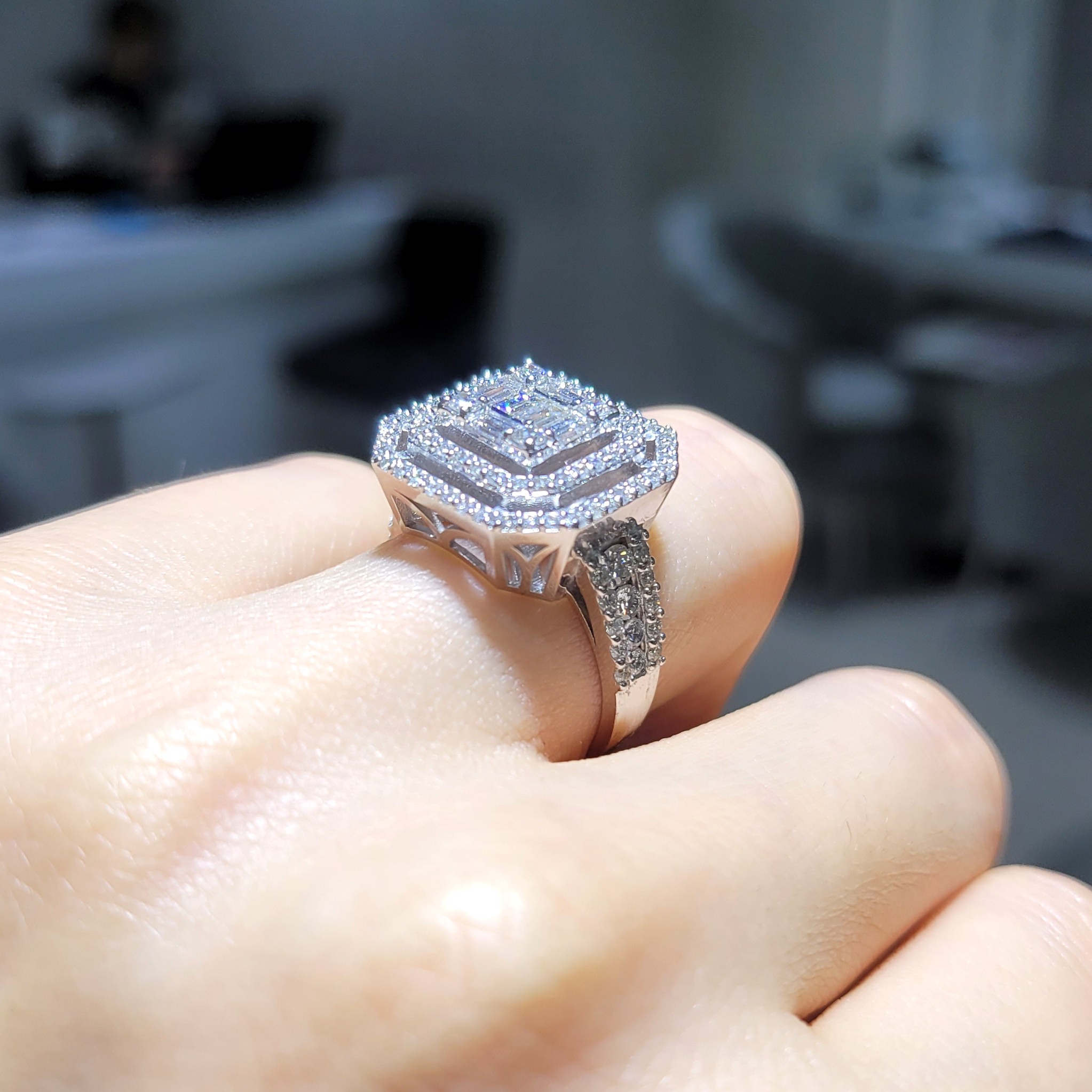 Pırlanta 1,53 Ct Baget Yüzük KR00940-2