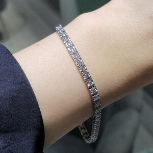 Pırlanta 2,57 Ct Suyolu Bileklik BL01485