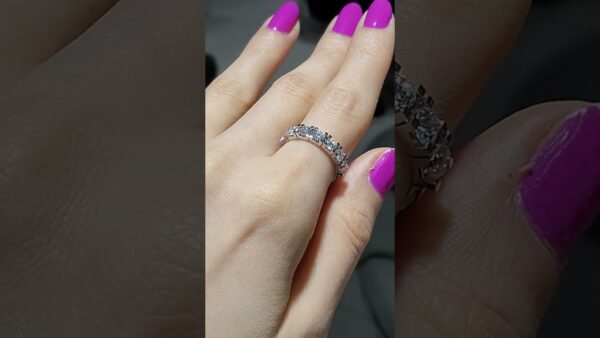 Pırlanta 1,24 Ct Yarımtur Yüzük ürün videosu